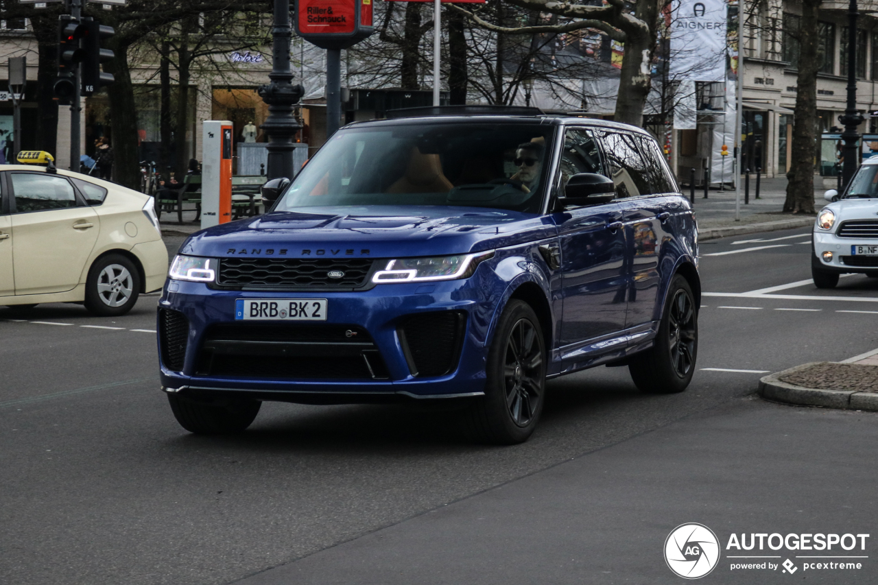 Land Rover Range Rover Sport SVR 2018