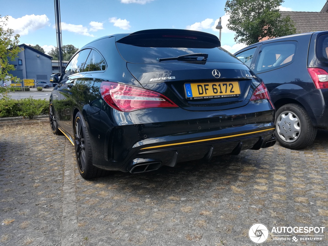 Mercedes-AMG CLA 45 Shooting Brake X117 Yellow Night Edition