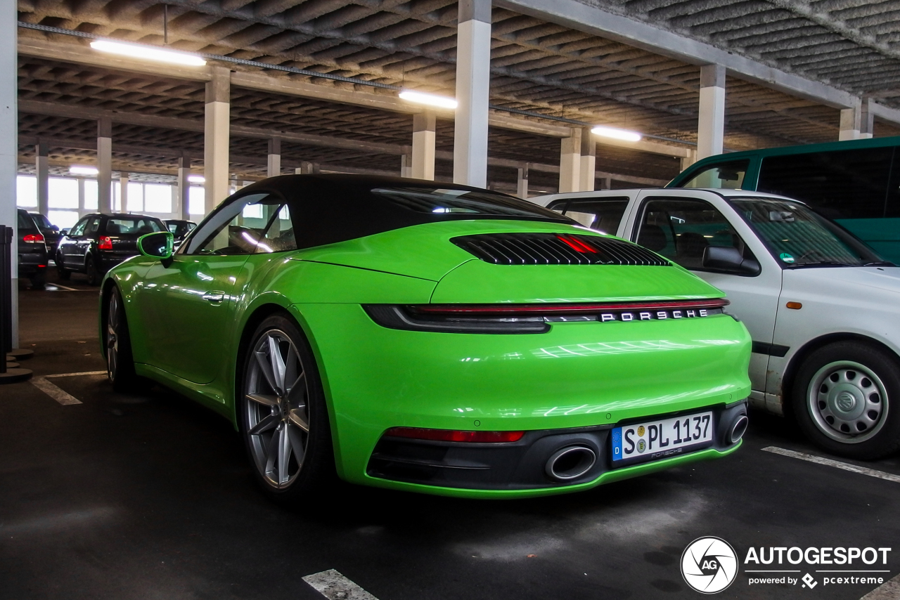 Porsche 992 Carrera 4S Cabriolet