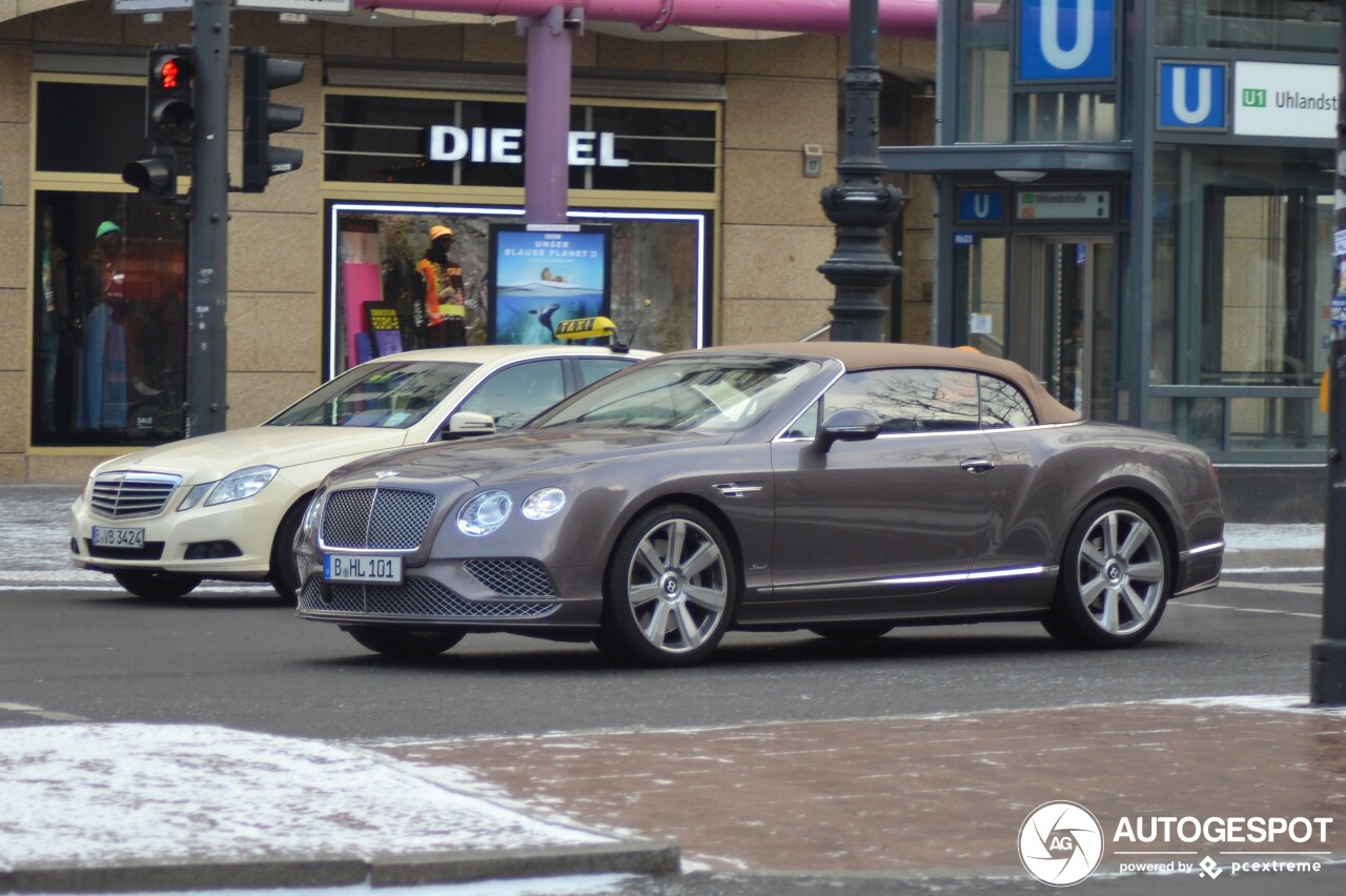 Bentley Continental GTC Speed 2016