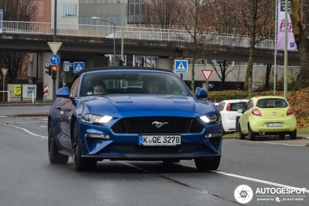 Ford Mustang GT Convertible 2018