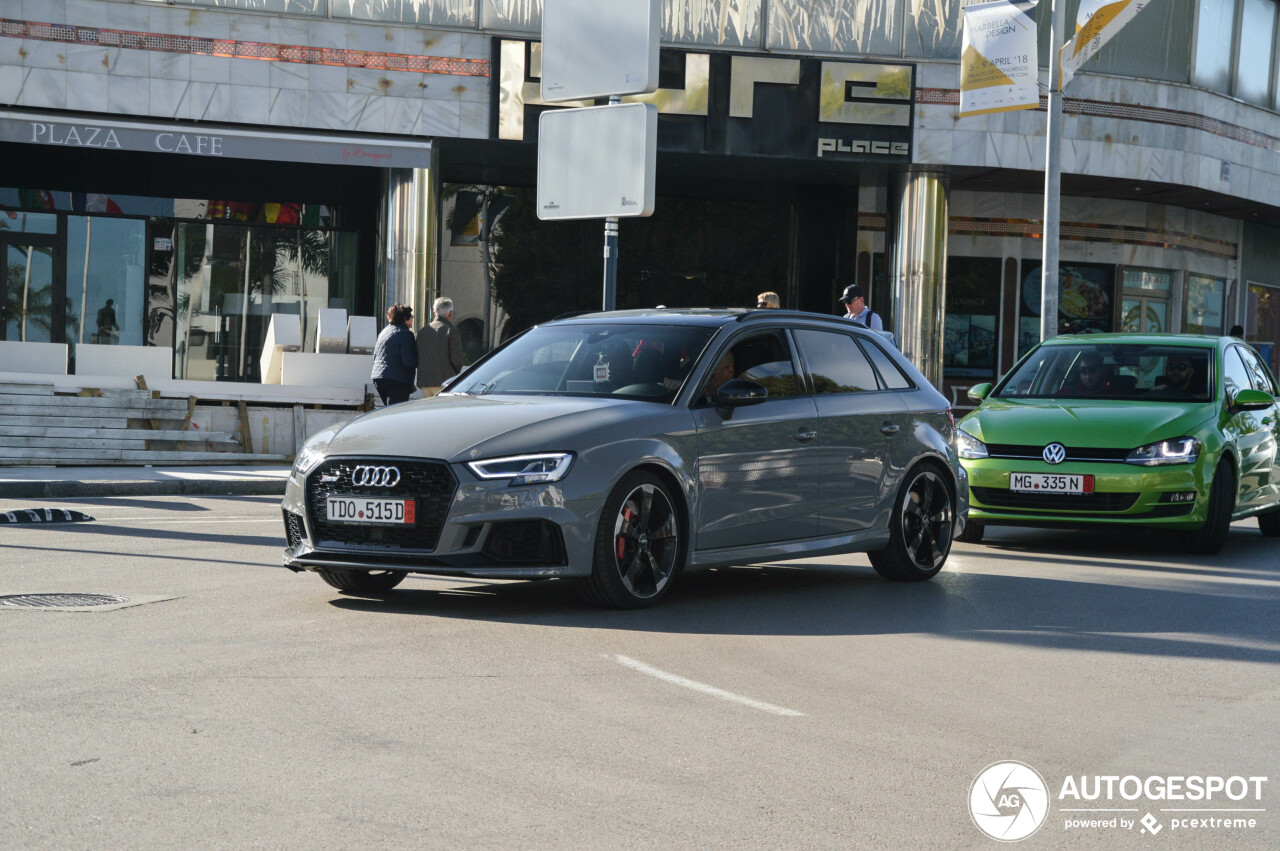 Audi RS3 Sportback 8V 2018