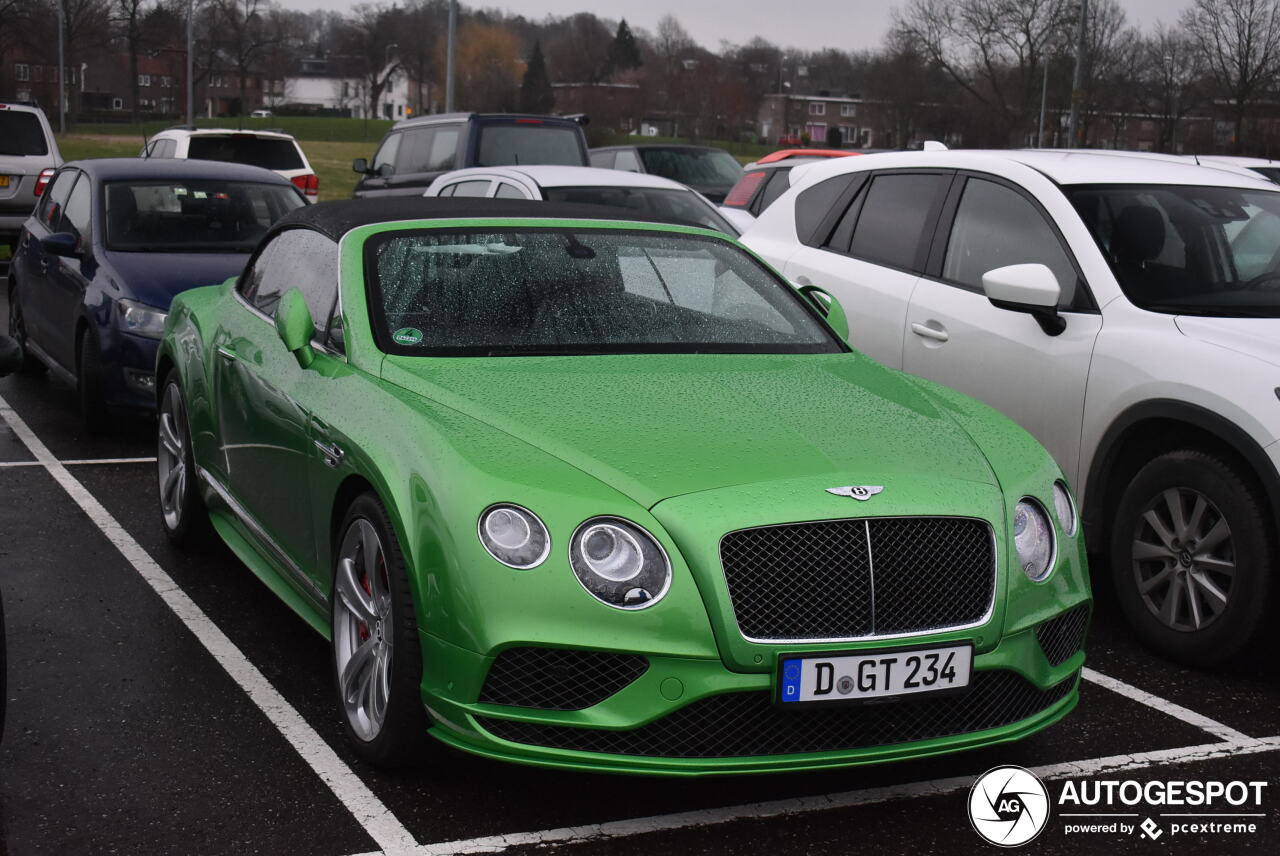 Bentley Continental GTC Speed 2016