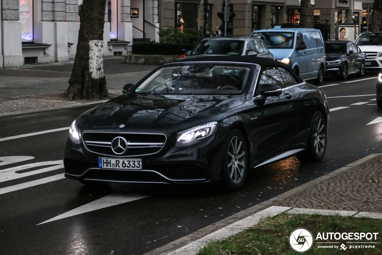 Mercedes-AMG S 63 Convertible A217