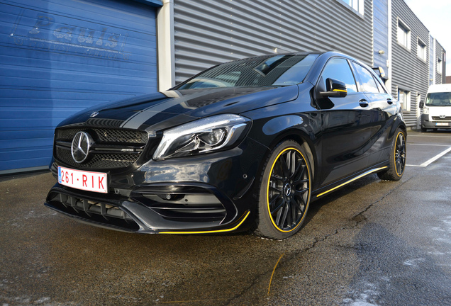 Mercedes-AMG A 45 W176 Yellow Night Edition