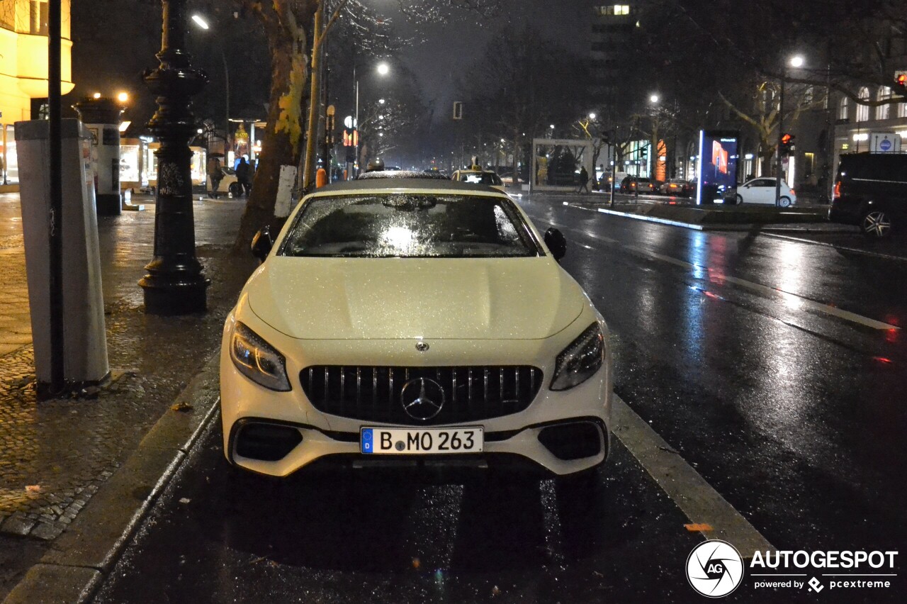 Mercedes-AMG S 63 Convertible A217 2018