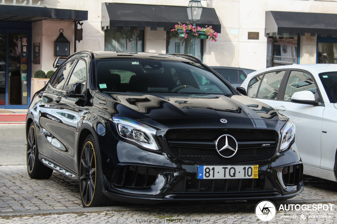 Mercedes-AMG GLA 45 X156 Yellow Night Edition