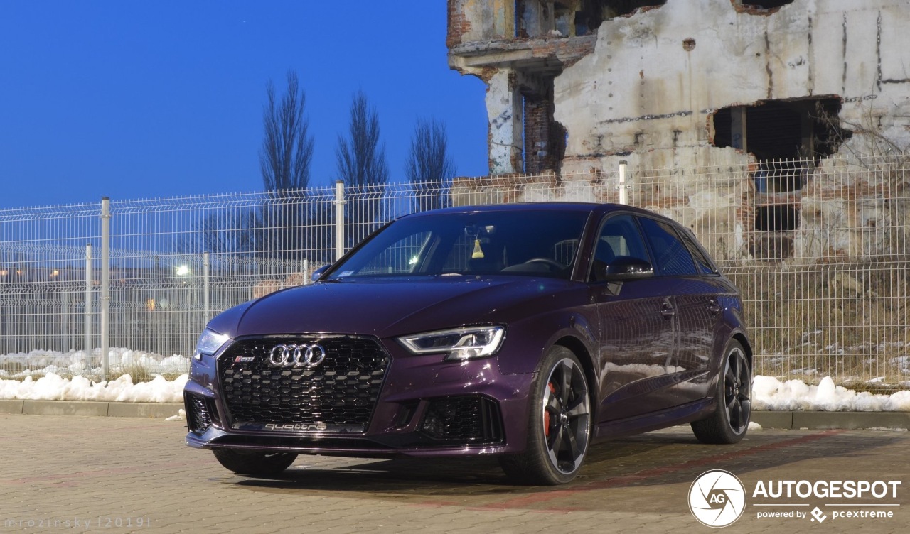 Audi RS3 Sportback 8V 2018