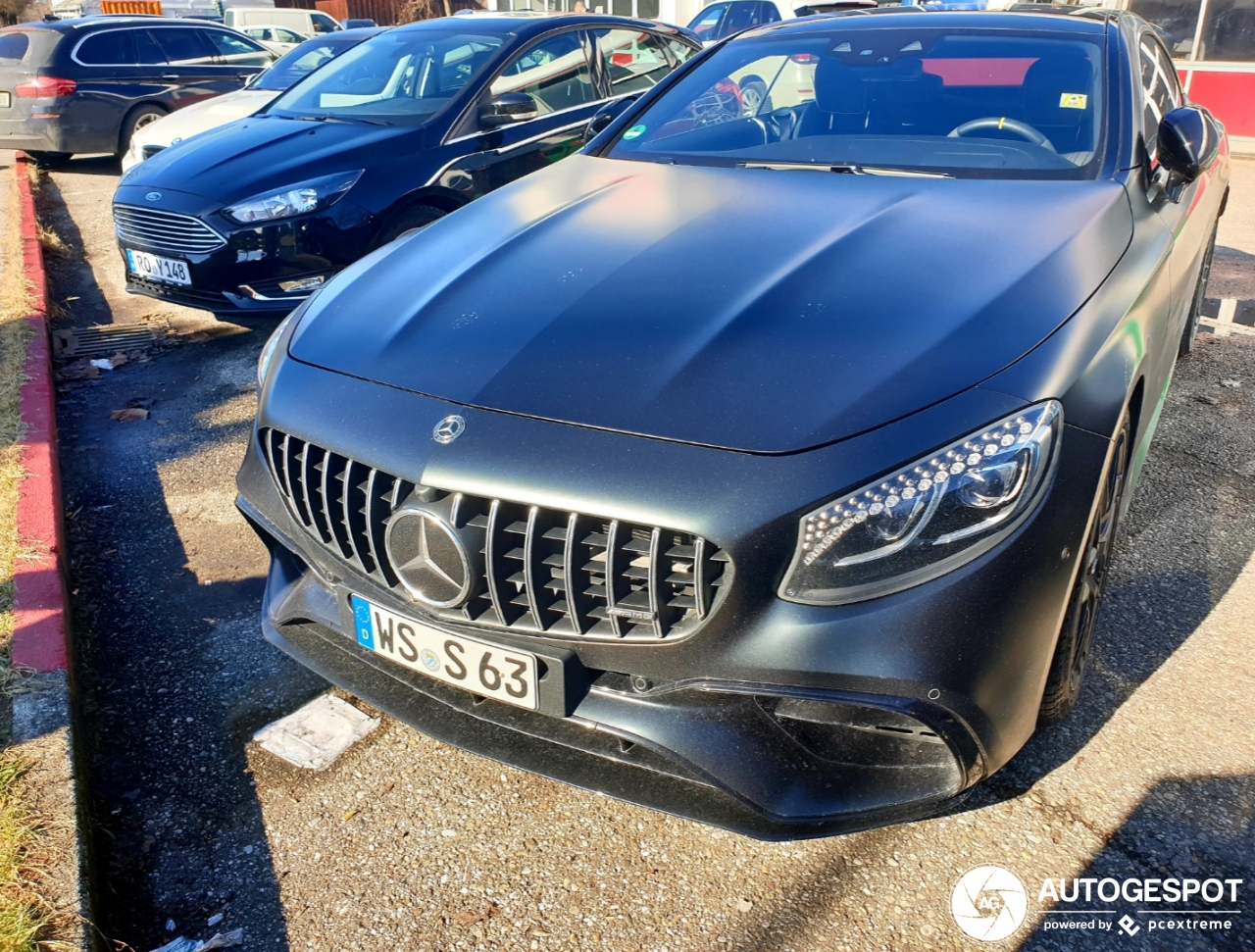 Mercedes-AMG S 63 Coupé C217 2018 Yellow Night Edition