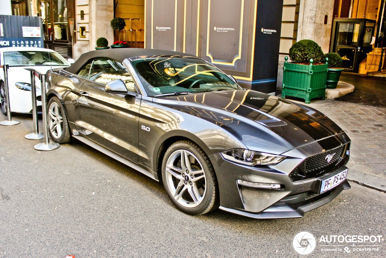 Ford Mustang GT Convertible 2018