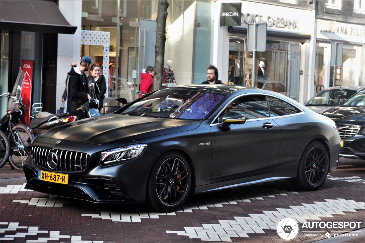 Mercedes-AMG S 63 Coupé C217 2018 Yellow Night Edition