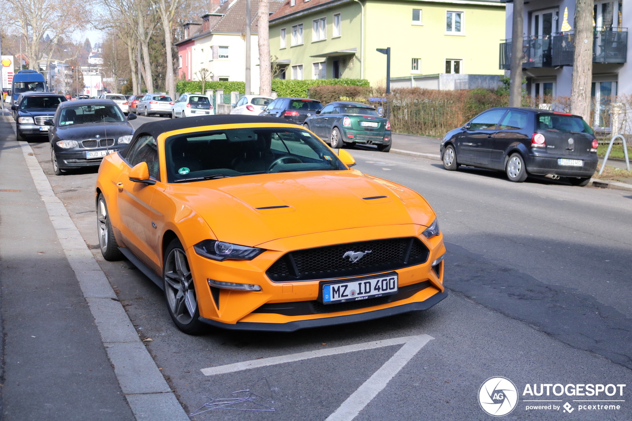 Ford Mustang GT Convertible 2018