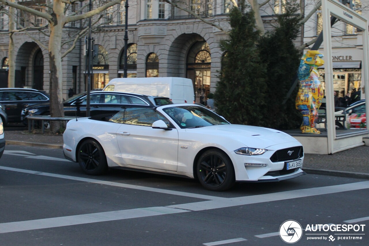 Ford Mustang GT Convertible 2018