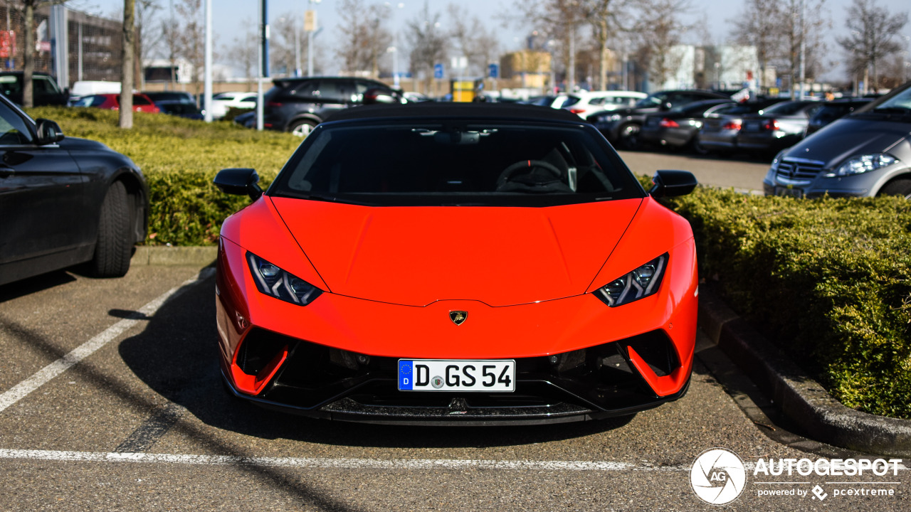 Lamborghini Huracán LP640-4 Performante Spyder