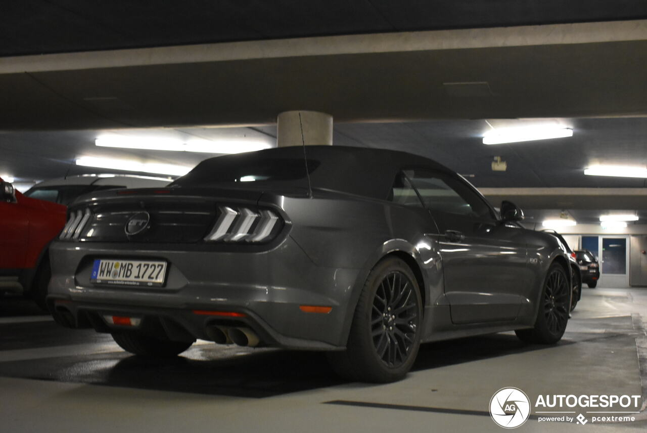 Ford Mustang GT Convertible 2018