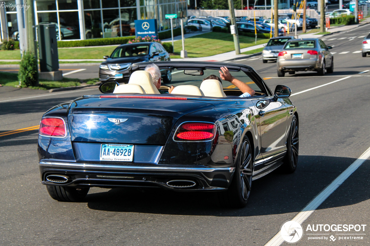 Bentley Continental GTC Speed 2016