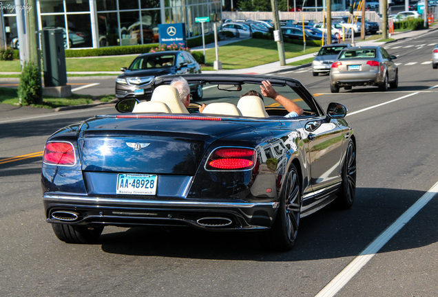 Bentley Continental GTC Speed 2016