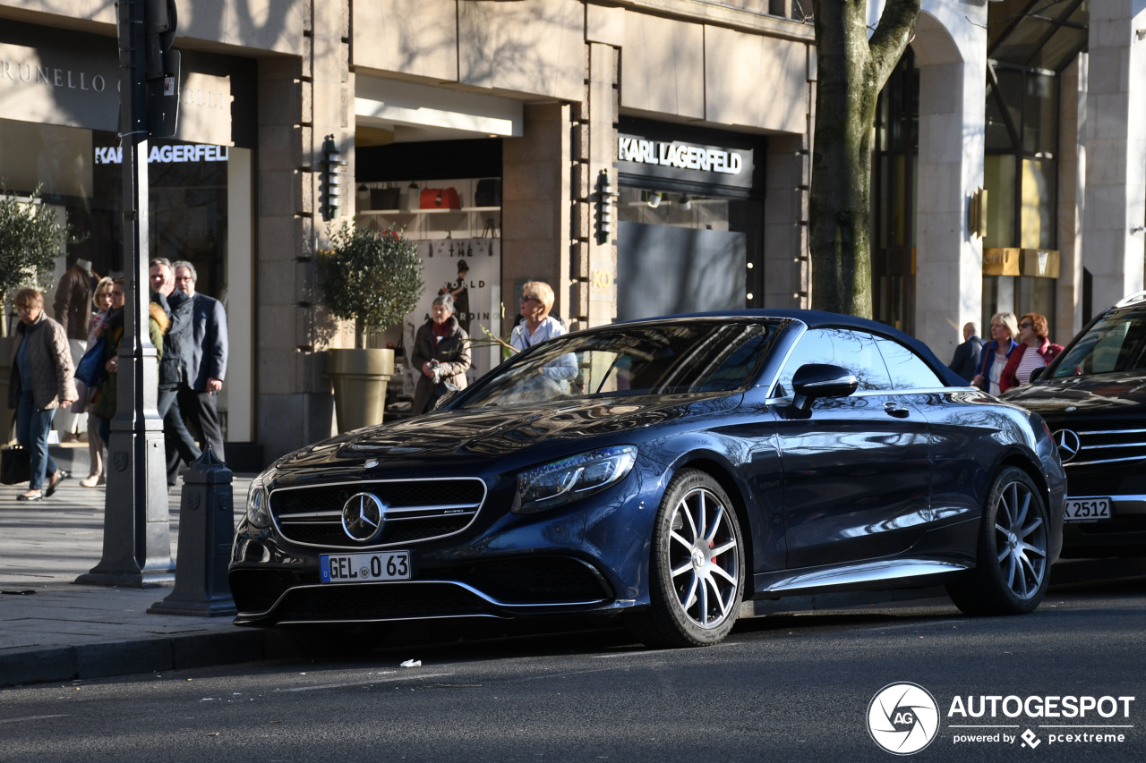 Mercedes-AMG S 63 Convertible A217