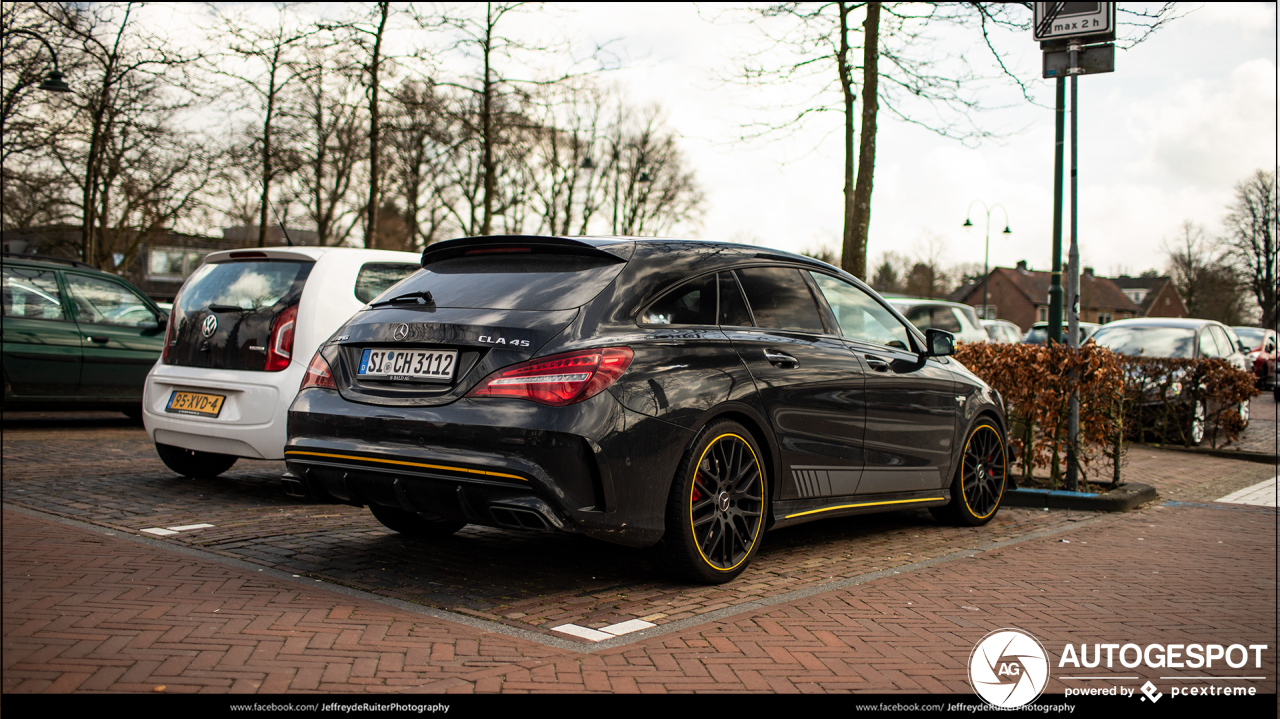 Mercedes-AMG CLA 45 Shooting Brake X117 Yellow Night Edition