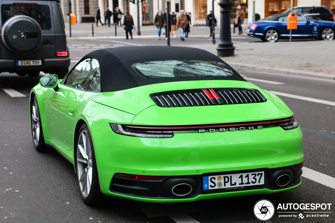 Porsche 992 Carrera 4S Cabriolet