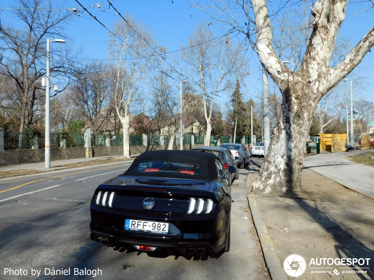 Ford Mustang GT Convertible 2018