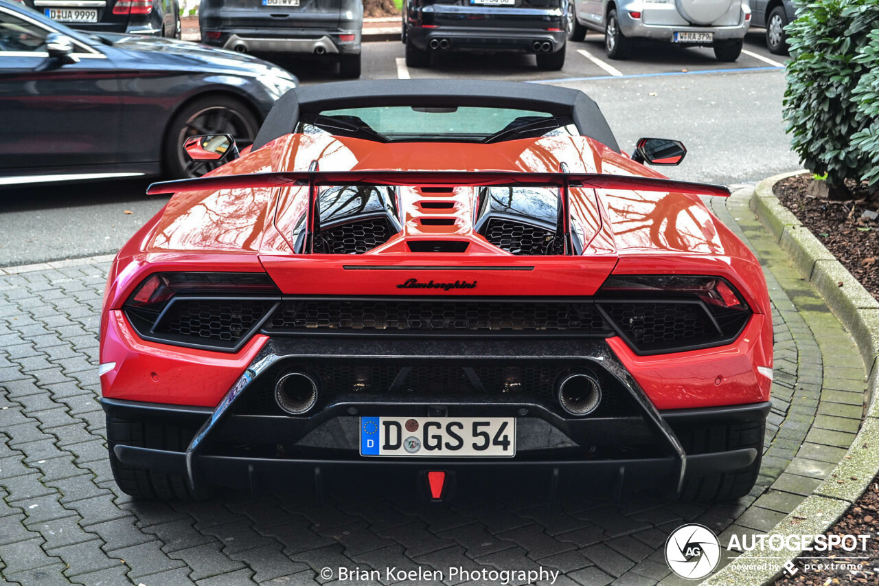 Lamborghini Huracán LP640-4 Performante Spyder