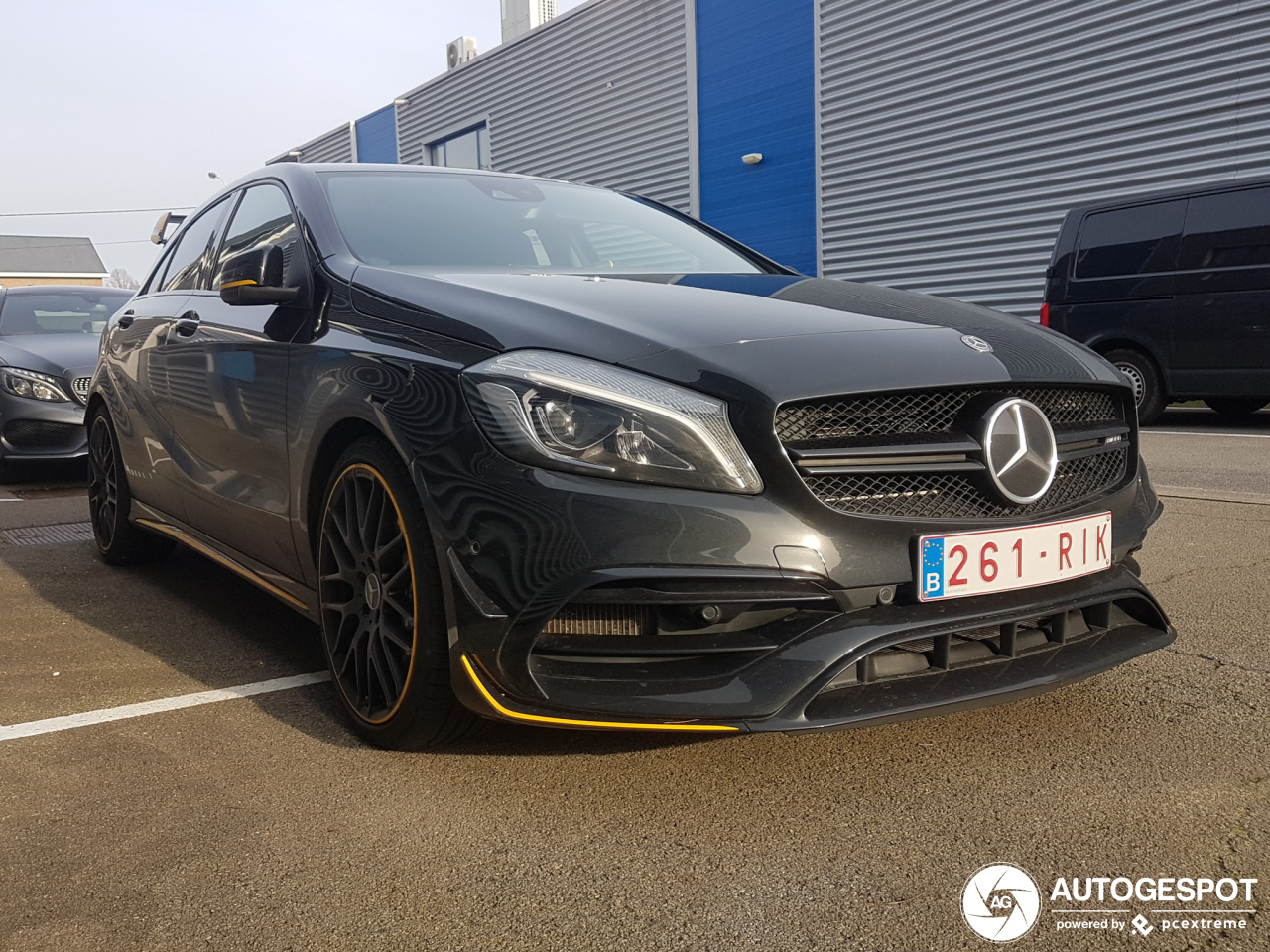 Mercedes-AMG A 45 W176 Yellow Night Edition