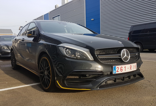 Mercedes-AMG A 45 W176 Yellow Night Edition