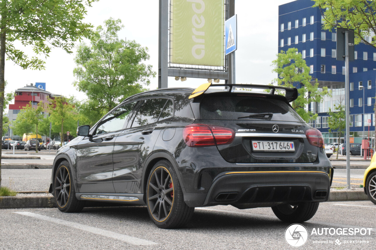 Mercedes-AMG GLA 45 X156 Yellow Night Edition