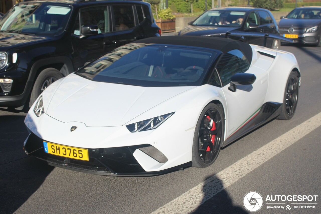 Lamborghini Huracán LP640-4 Performante Spyder