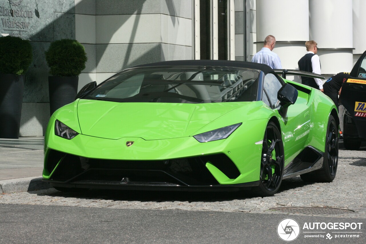 Lamborghini Huracán LP640-4 Performante Spyder