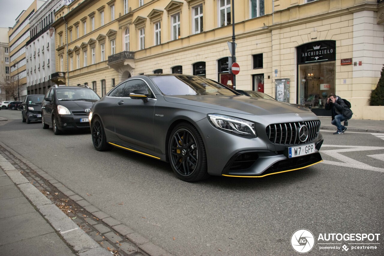 Mercedes-AMG S 63 Coupé C217 2018 Yellow Night Edition