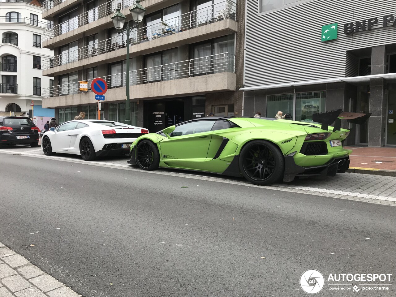 Lamborghini Aventador LP700-4 Roadster Liberty Walk LB Performance Wide Body