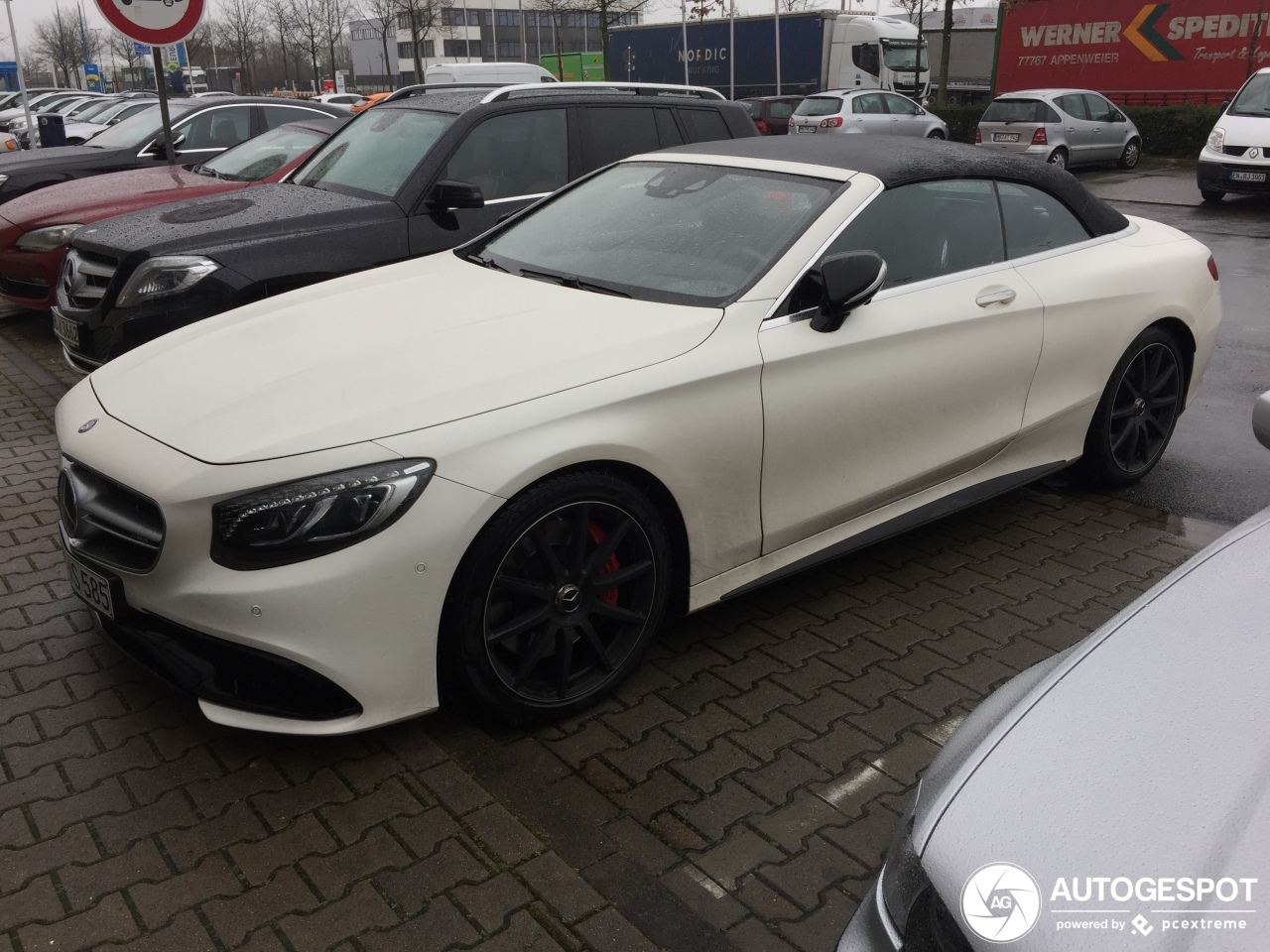 Mercedes-AMG S 63 Convertible A217