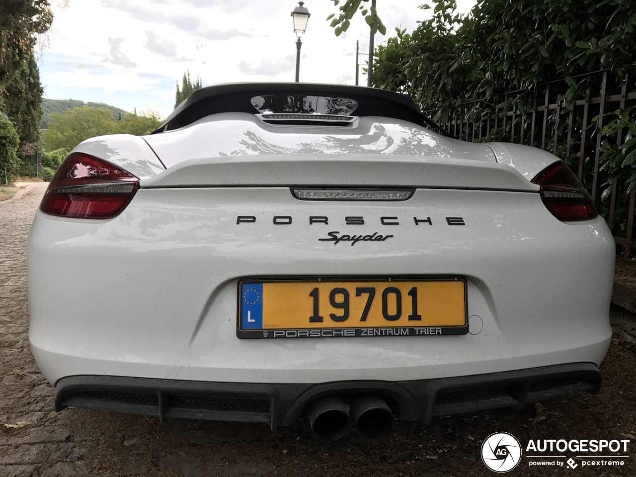 Porsche 981 Boxster Spyder