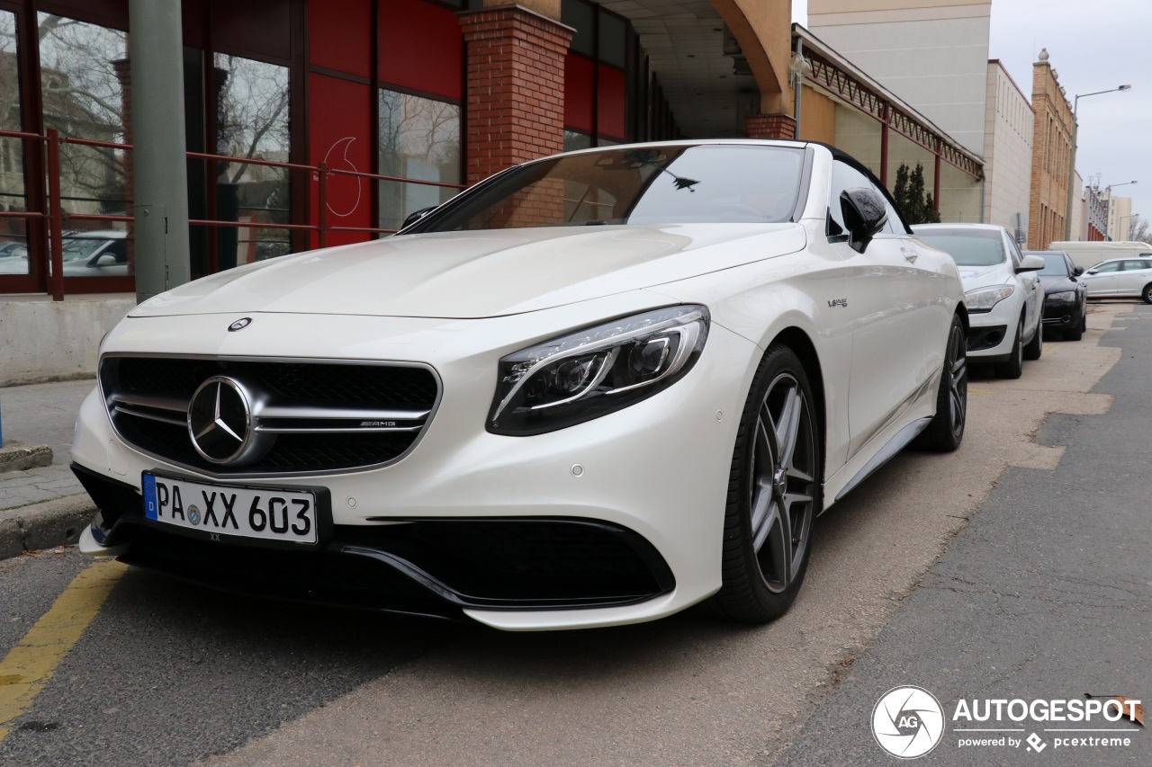 Mercedes-AMG S 63 Convertible A217