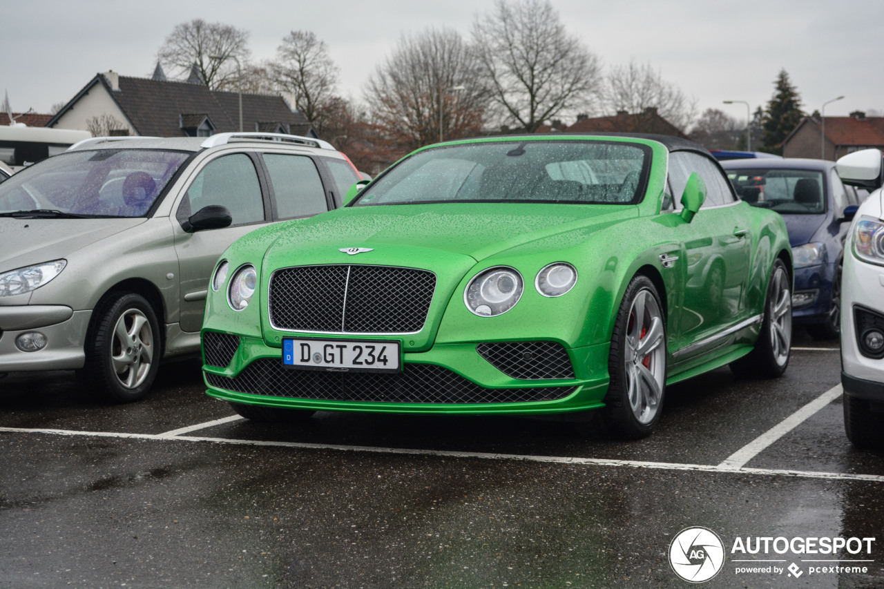 Bentley Continental GTC Speed 2016