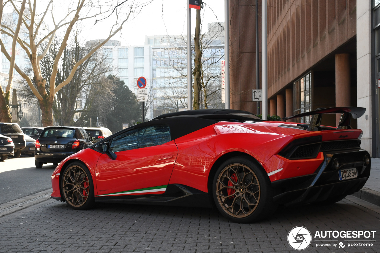 Lamborghini Huracán LP640-4 Performante Spyder