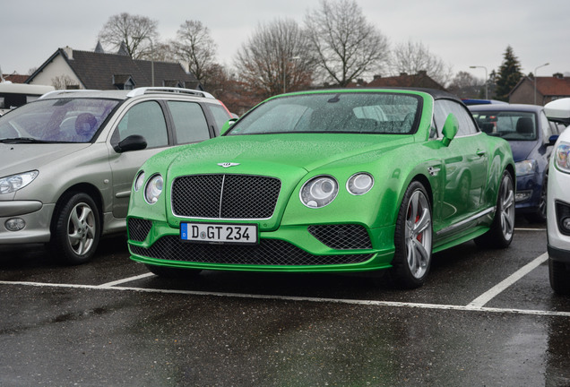 Bentley Continental GTC Speed 2016