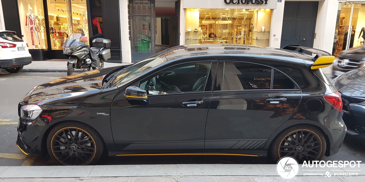 Mercedes-AMG A 45 W176 Yellow Night Edition