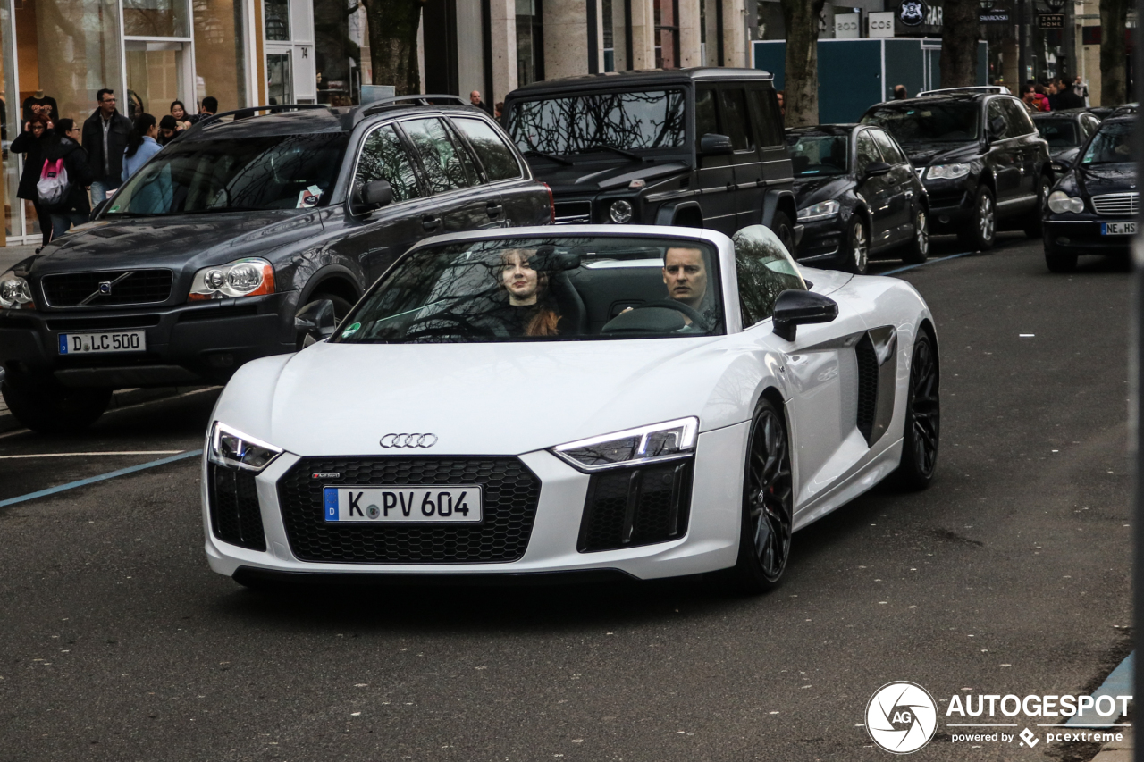 Audi R8 V10 Spyder 2016