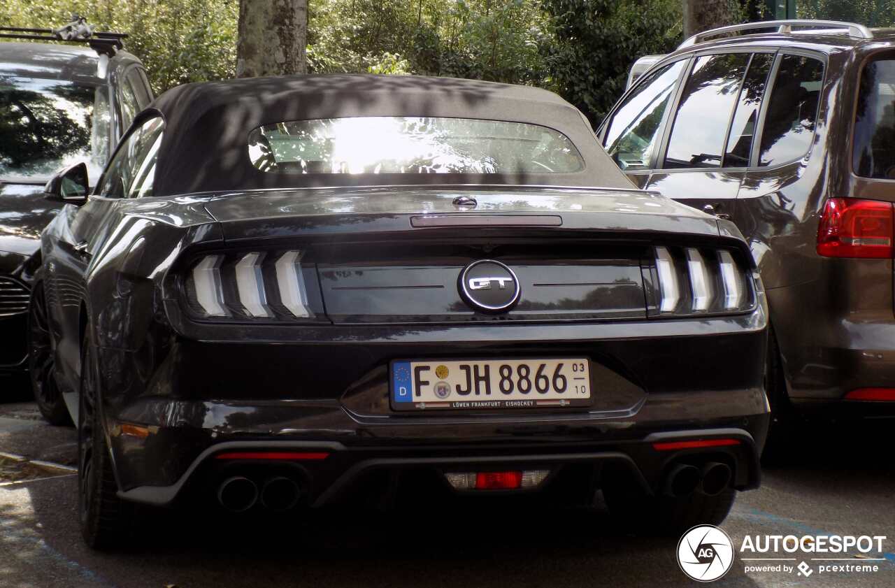 Ford Mustang GT Convertible 2018