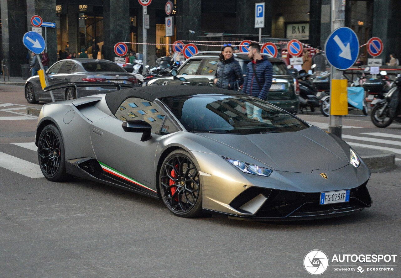 Lamborghini Huracán LP640-4 Performante Spyder