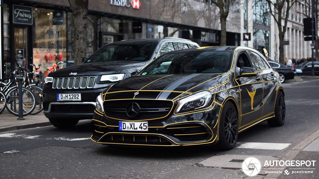 Mercedes-AMG A 45 W176 Yellow Night Edition