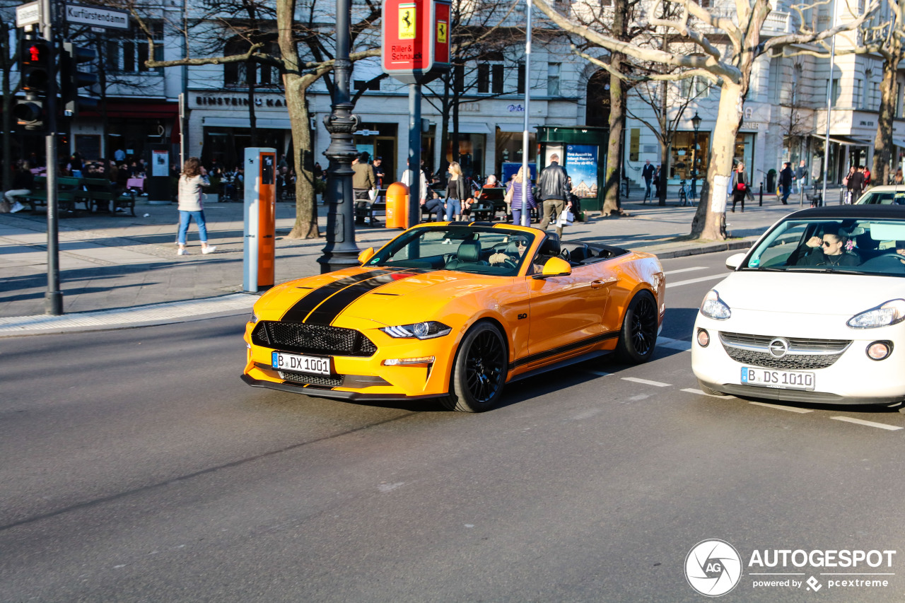 Ford Mustang GT Convertible 2018