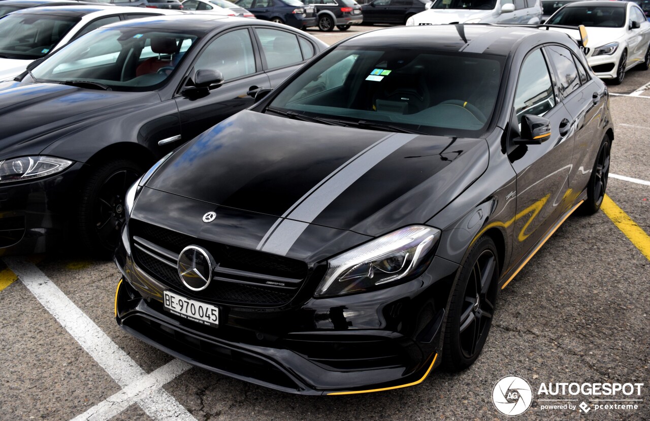 Mercedes-AMG A 45 W176 Yellow Night Edition