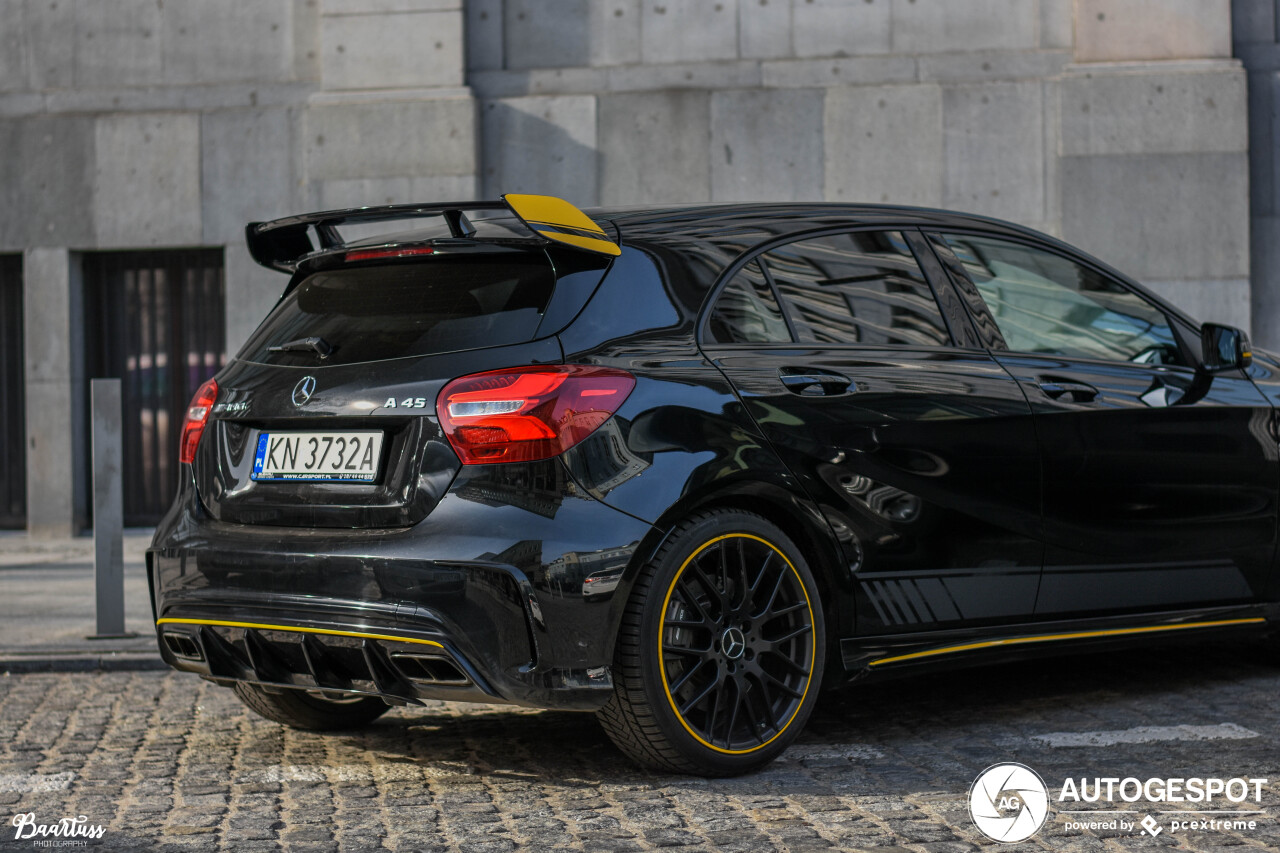 Mercedes-AMG A 45 W176 Yellow Night Edition