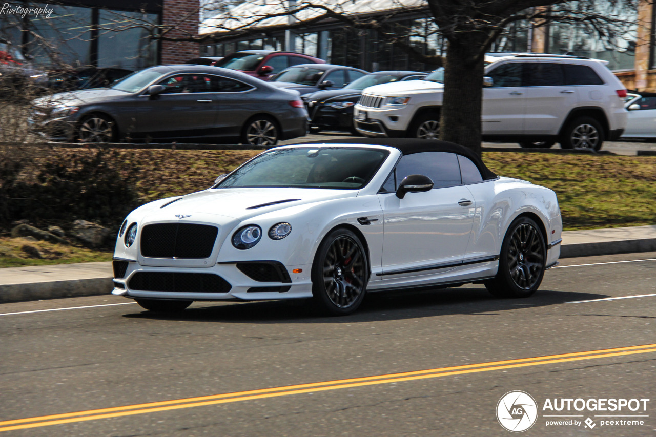 Bentley Continental Supersports Convertible 2018