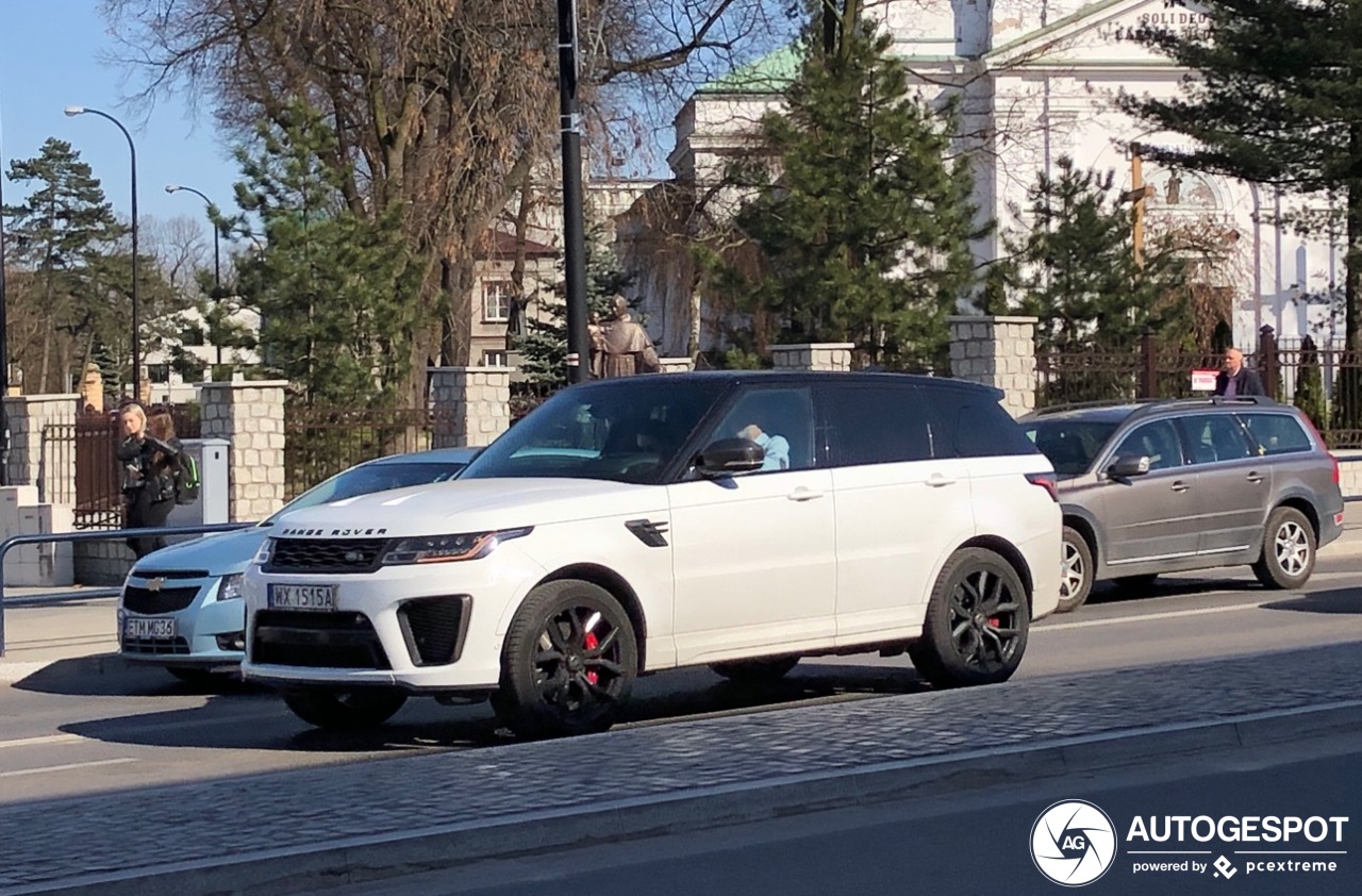 Land Rover Range Rover Sport SVR 2018