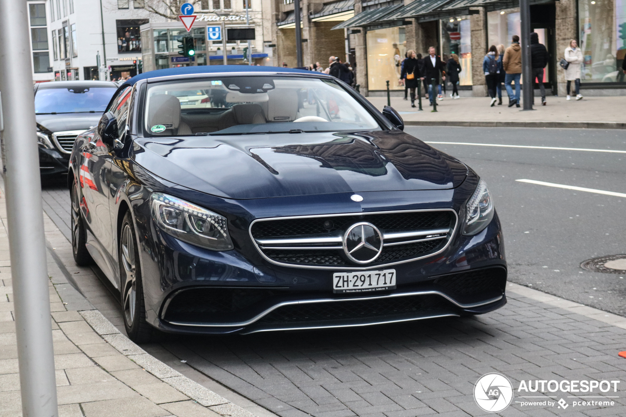 Mercedes-AMG S 63 Convertible A217